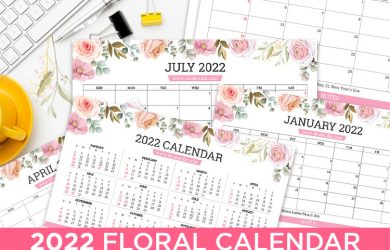 free printable 2022 year and month calendars vl calendar