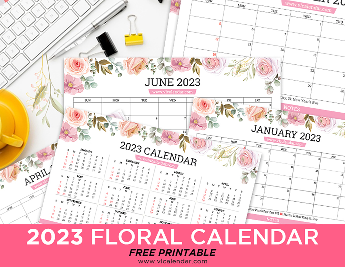 Floral Calendar 2023